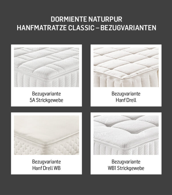 dormiente Bezüge Hanfmatratzen
