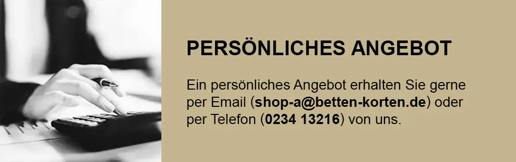 Persönliche Angebote kalkulieren