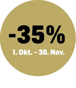 35 Prozent Rabatt