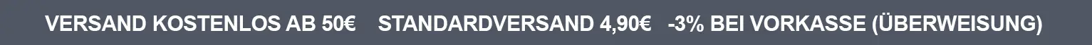 Hinweise Versand und Überweisung