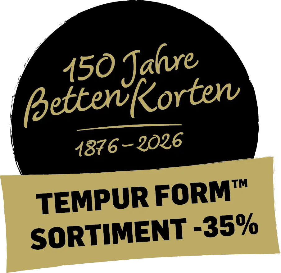 35% Jubiläumsrabatt auf das TEMPUR Form Sortiment