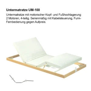 motorisch verstellbare Schramm Untermatratze UM-100