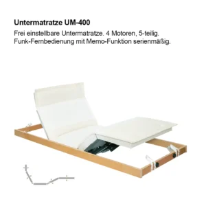 motorisch verstellbare Schramm Untermatratze UM-400