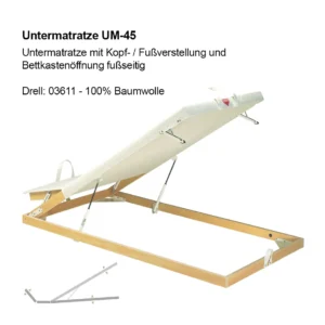 Kopf-/Fuß-verstellbare Schramm Untermatratze UM-45