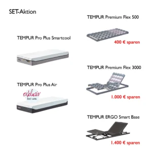 TEMPUR Set-Aktion